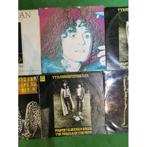 71 - Quantity of 8 T-Rex Marc Bolan lp's