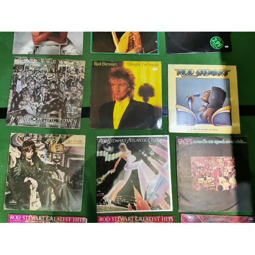 74 - A collection of Rod Stewart Vinyl records