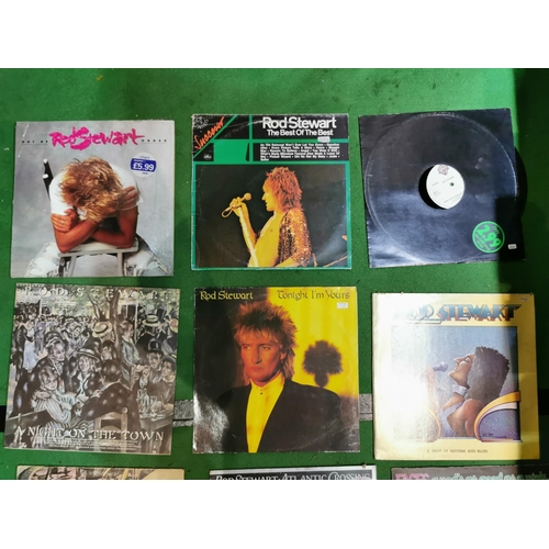 74 - A collection of Rod Stewart Vinyl records