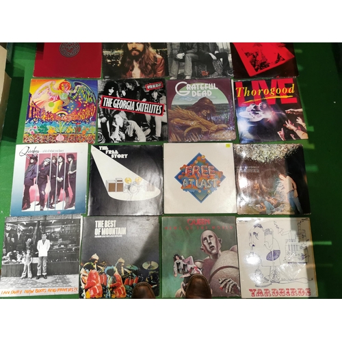 78 - Very large collection of various vinyl records mostly 70's and 80's rock inc Van Halen, Dr Feel Good... 