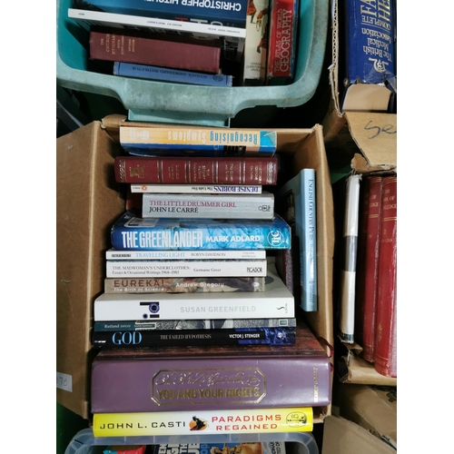 88 - 10 boxes of various books