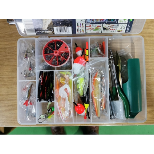 100 - B-Square complete angler fishing accessory box - all appears unused