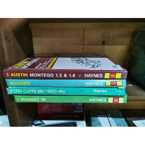 118 - 5x vintage haynes car manuals