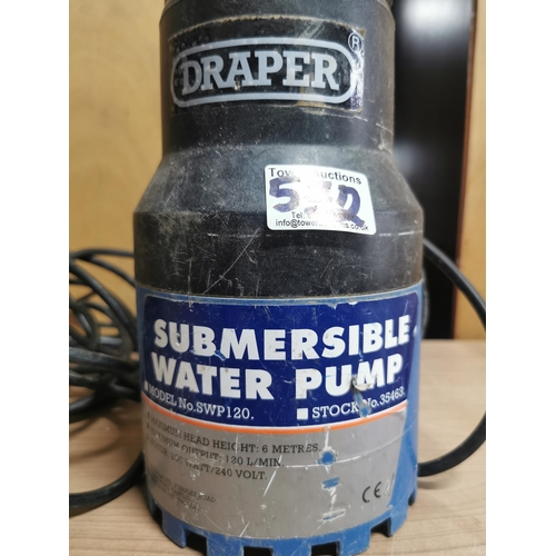 572 - Draper submersable water pump