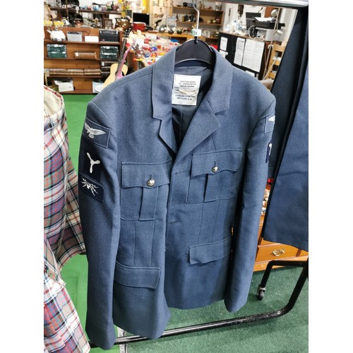 56a - Gents British military RAF dress uniform along with his Scottish kilt from a retired soldier just re... 