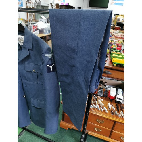 56a - Gents British military RAF dress uniform along with his Scottish kilt from a retired soldier just re... 