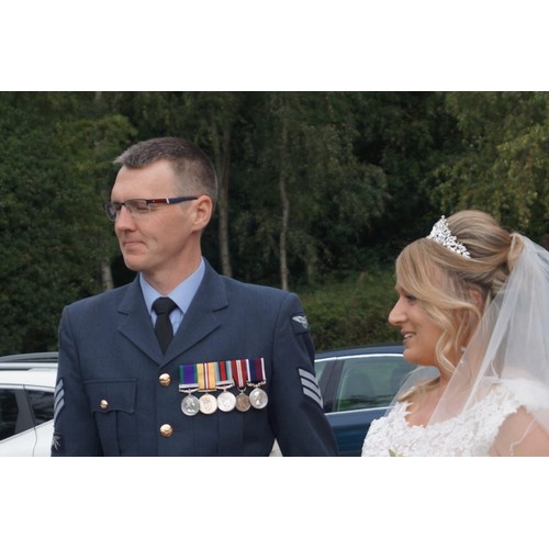 56a - Gents British military RAF dress uniform along with his Scottish kilt from a retired soldier just re... 