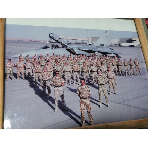 56b - American desert storm camo military uniform was exchanged with a British soldiers uniform