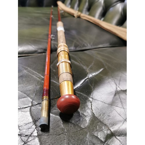 Vintage Forshaws of Liverpool split cane fly rod (in bag)