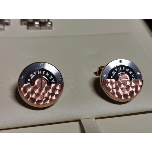 431 - Hardly worn Thomas Earnshaw Bauer hand wound skeleton watch with matching automatic movement formed ... 