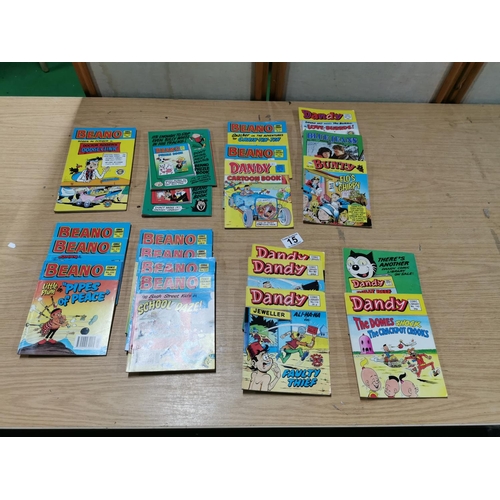 15 - Quantity of weekly Beano others