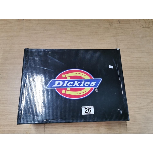 26 - pair of Dickies Safety/Newark boots UK size 11.5, Brand new, chestnut colour