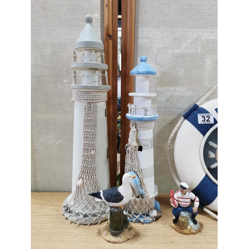 32 - Nautical items for the bathroom