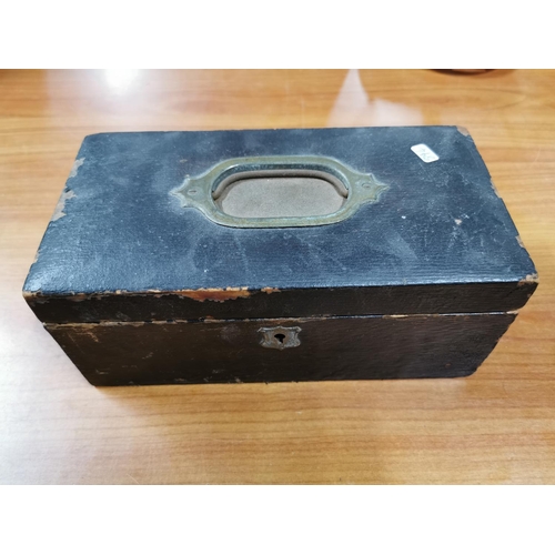 26 - Antique jewellery box along with costume jewellery, watches, EPNS cutlery, pill box, cufflinks, broo... 