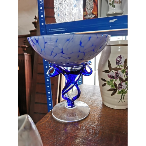 364 - Very large quantity of various collectable vases inc an art glass spider vase, Villeroy and boch Des... 