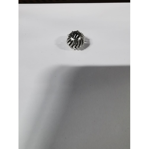 48 - Genuine Pandora charm Chevron beaded design