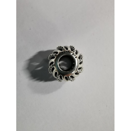 48 - Genuine Pandora charm Chevron beaded design