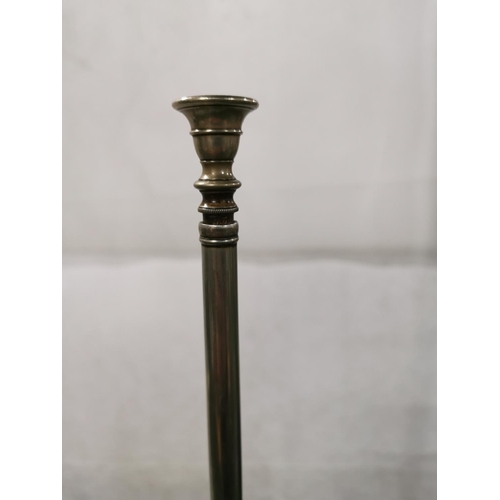 94 - RARE Antique Post Horn Inscribed Kohler & Son (London) dated 1851 complete with wicker case, measure... 