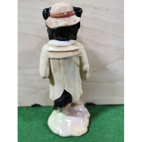 61 - Vintage Beswick shepard sheepdog figure in good condition with no chips or cracks 15cm tall 6cm wide