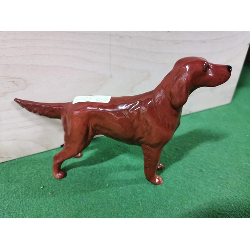 62 - Beswick sugar of Wendover Irish Setter dog figure in excellent condition no chips or cracks height o... 