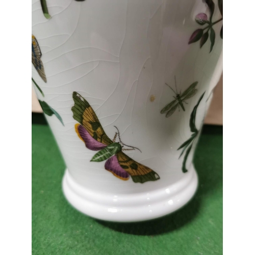 69 - Pair of tall portmeirion botanic garden vases, in good clean condition 26.5cm high by 17cm wide each