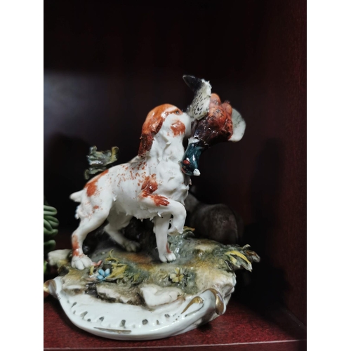 22 - Shelf full of good collectable china inc sylvac animals kiser donkey etc some piece are A/F requirin... 