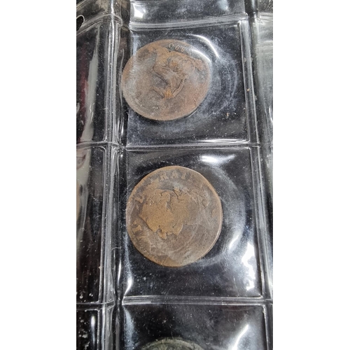 346 - 16 various early antique copper coins