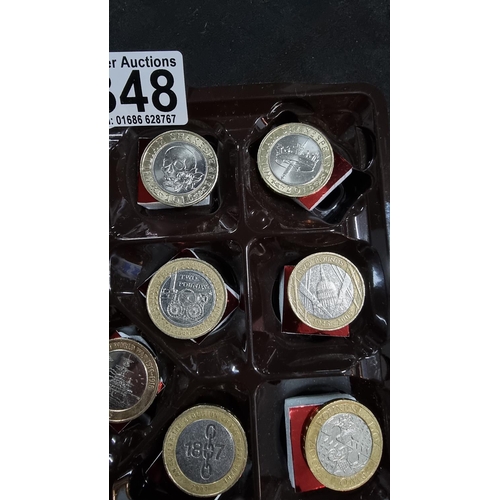 348 - 17 various collectable £2.00 coins all good condition