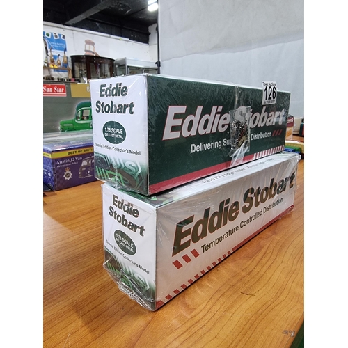 126 - 2X Eddie Stobart Diecast model lorries/trucks by Atlas Editions, Brand New and sealed