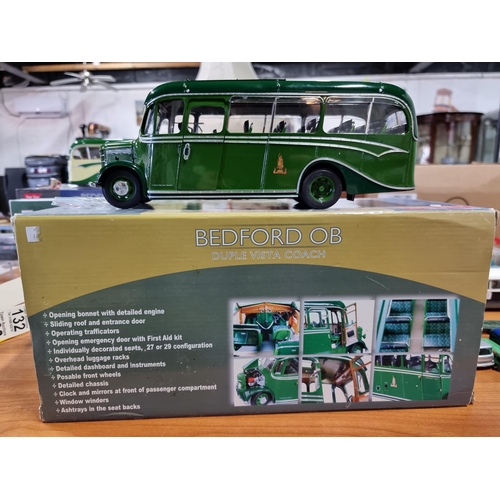 129 - Bedford OB Diecast model bus coach - King Alfred Salisbury by SunStar in excellent appears unused co... 