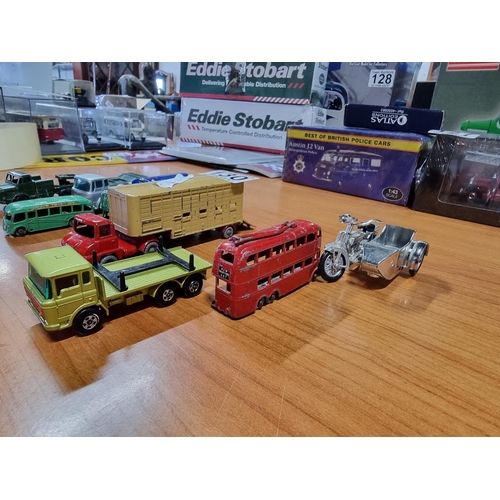 130 - Collection of Lesney Diecast vehicles, 9 in total.