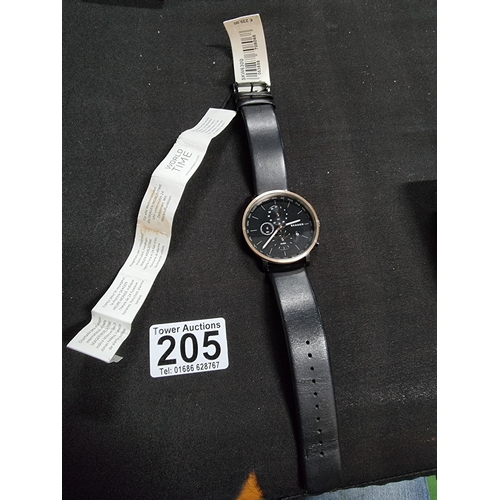 205 - Brand new with tags Skagen gents chronograph watch with alarm model SKW6300 RRP 239 euros on its ori... 