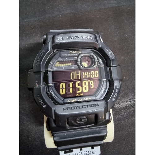 211 - Vintage Casio G-Shock digital watch WR20Bar with alarm and light in excellent condition fully workin... 