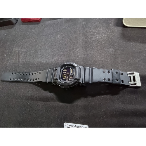 211 - Vintage Casio G-Shock digital watch WR20Bar with alarm and light in excellent condition fully workin... 