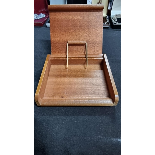 323 - Scandiavian shiping line wooden teak ciggette box