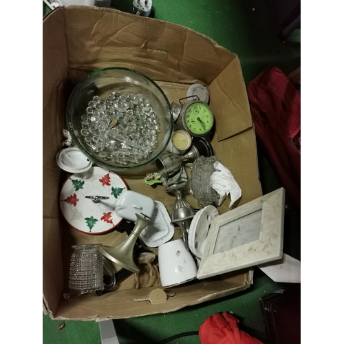 414 - Very large job lot of various items, inc. good collectable, china, ceramic & glassware, named figure... 