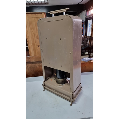 751 - Vintage paraffin heater Aladdinique with its original instructions and spare wicks