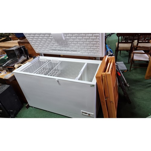 759 - Large chest freezer by vestfrost sz362c in excellent clean condition - height 85cm - width 127cm - d... 