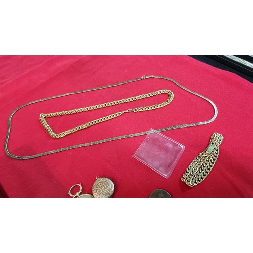 124 - Small box of collectables inc a Sterling silver spoon, antique coins inc 1721 penny, 1845 silver Coi... 