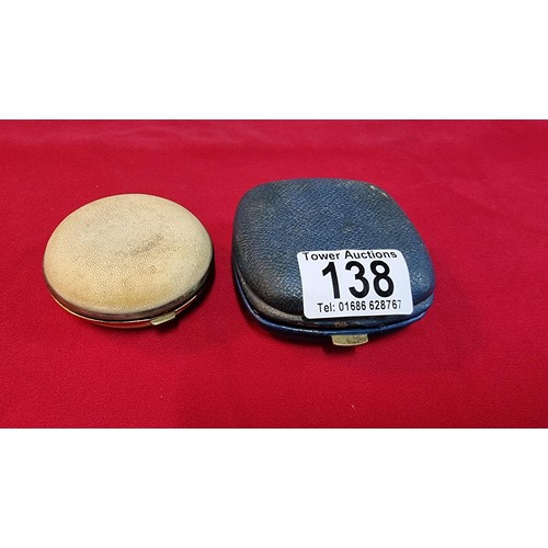 138 - 2x vintage travel clocks, one is by Smiths and the other is by Solo