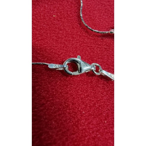 179 - Boxed as new Pia Jewellery 925 silver bracelet with adventurine beads, total length of 6 inches