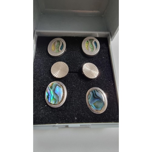 237 - Bundle of 3x 925 Silver stud earrings all complete with their butterfly backs.