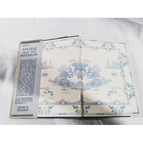 173 - Spode and successors book from 1765-1865 by Arthur Haydon various plates inside