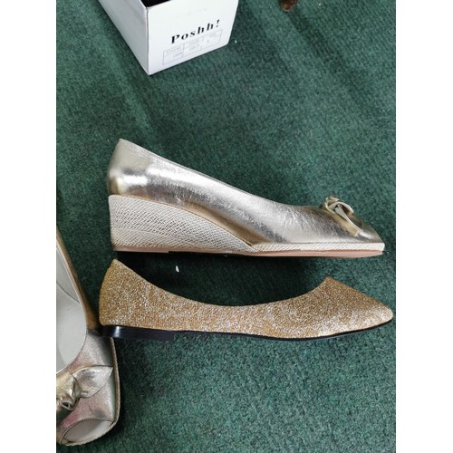 36 - Three pairs of ladies shoes inc Roland Cartier, Posh & Dorothy Perkins all in good order sizes 6 and... 