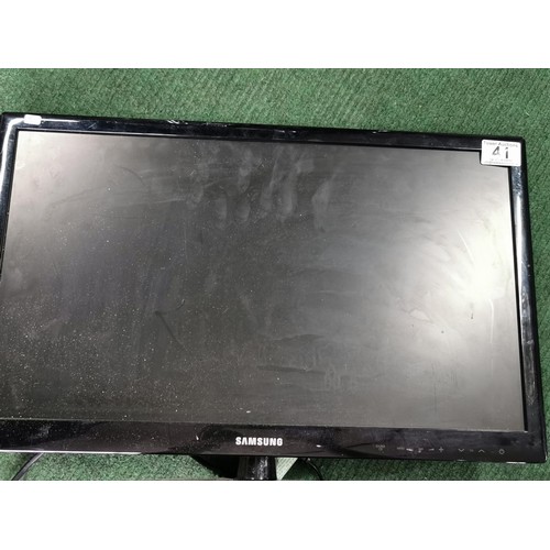 41 - Samsung Flat Screen TV with Power Cable 21