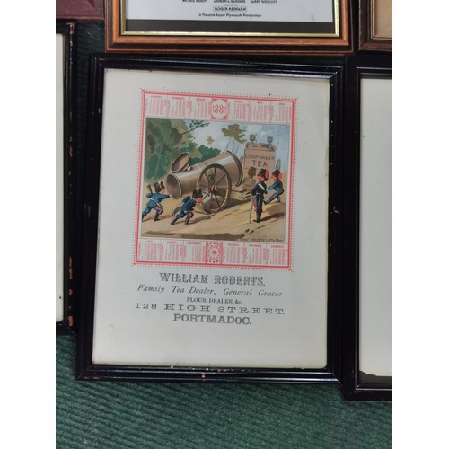 60 - Quantity of 8 frame and glazed prints, inc wind in the willows plymouth theatre. 1882 Williams Rober... 