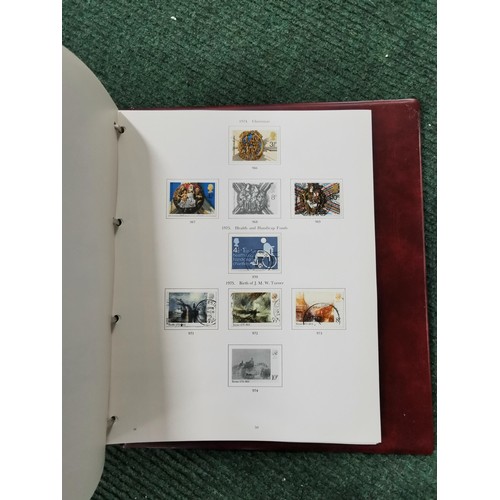 61 - 2 Stamp Albums, one partially complete inc silver jubilee, horse racing, 150 years of public railway... 