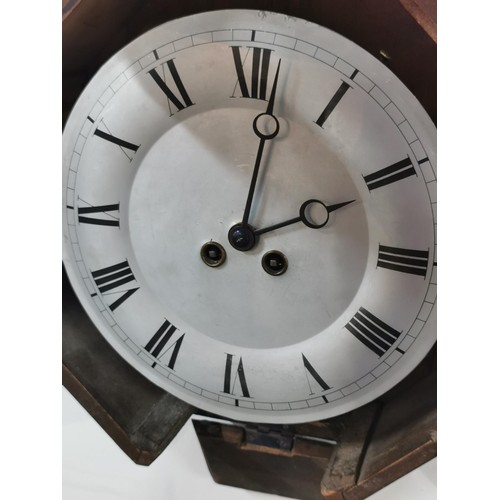 68 - Pre 1860 school clock on a count wheel, french movement