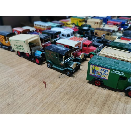 118 - Collection of 28x Lledo and Matchbox advertising lorries inc Walker's Crisps, Yorkshire Tea, Texaco ... 