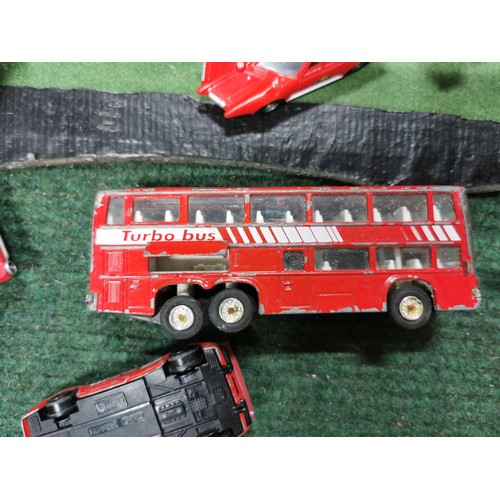 125 - Quantity of collectable cars and busses by Matchbox, Lledo and Burango along with a Disney McDonalds... 